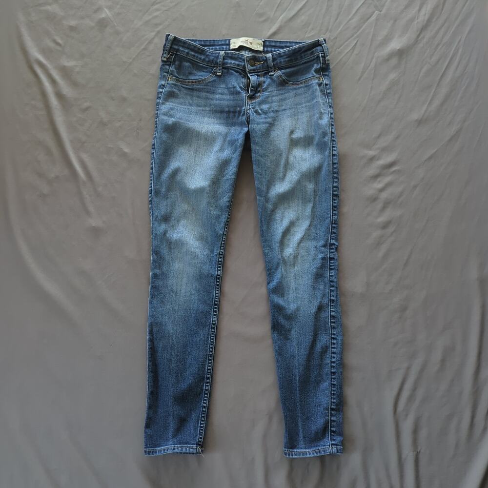 Hollister Women's Skinny Jeans Size 7R W28 L29 Medium Wash Stretch Denim